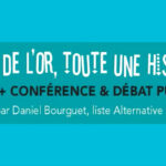 10 décembre 2019 - Conférence sur l'étang de l'or film conference