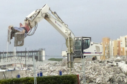 demolition de la capitainerie