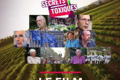 8 événements héraultais - Alerte - Sous-évaluation de la toxicité des pesticides affiche secrets toxiques