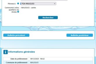 eau test ars